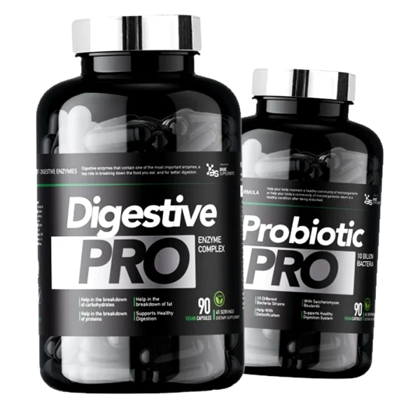 GUT BUNDLE – PROBIOTIC + DIGESTIVE ENZYME