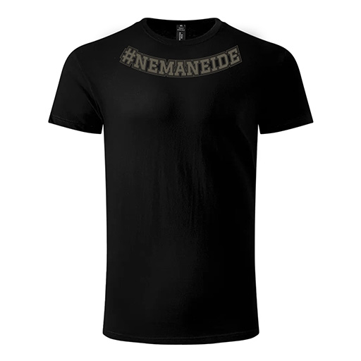MajicaNemaNeideCrnaFront Majica #NEMANEIDE